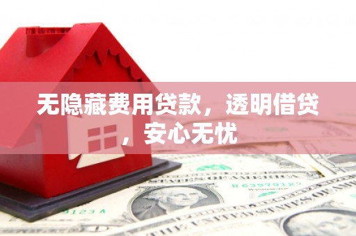 镇雄无隐藏费用贷款，透明借贷，安心无忧