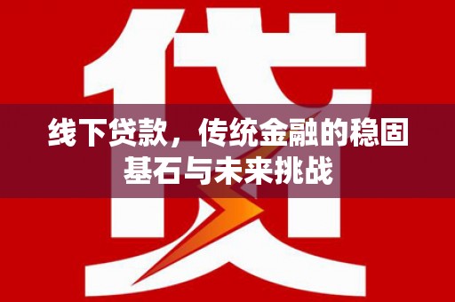 抚远线下贷款，传统金融的稳固基石与未来挑战
