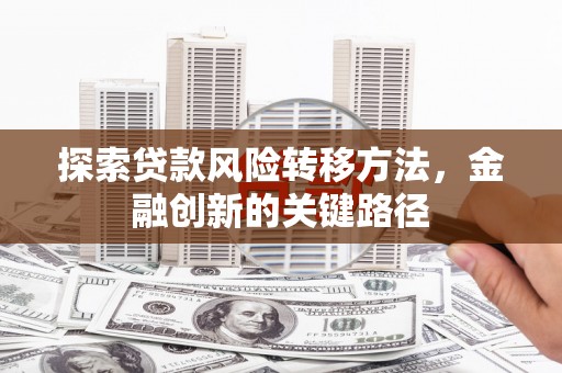 郧西探索贷款风险转移方法，金融创新的关键路径