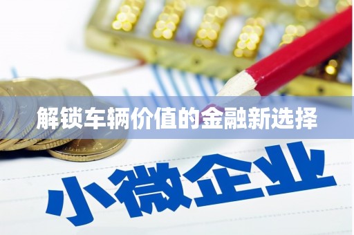 平谷解锁车辆价值的金融新选择