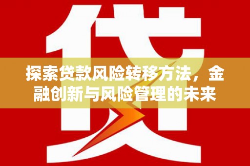 张家港探索贷款风险转移方法，金融创新与风险管理的未来