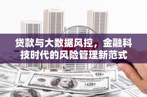 泽普贷款与大数据风控，金融科技时代的风险管理新范式