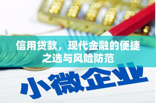 霍邱信用贷款，现代金融的便捷之选与风险防范
