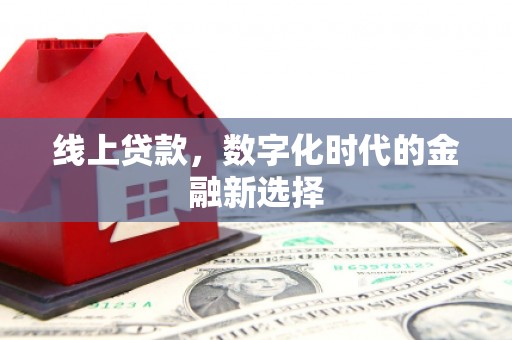 温宿线上贷款，数字化时代的金融新选择