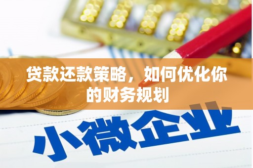 武义县贷款还款策略，如何优化你的财务规划