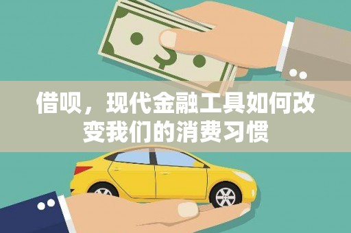 普兰店借呗，现代金融工具如何改变我们的消费习惯