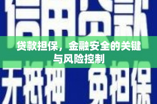 新都贷款担保，金融安全的关键与风险控制